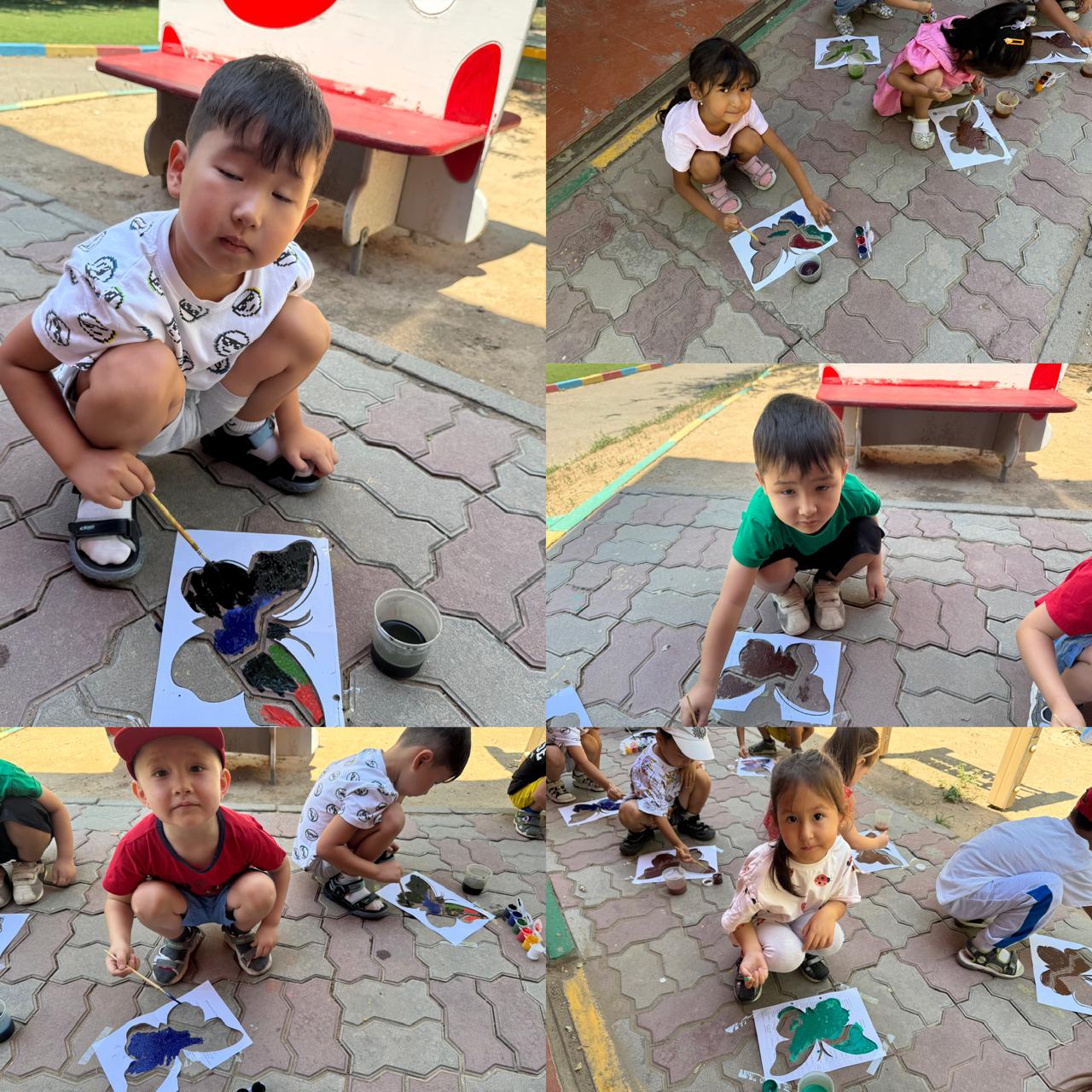 "Түрлі-түсті көбелектер"